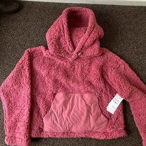 Sherpa fuzzy hoodie zella (nwot)